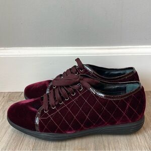 AQUATALIA Glenda Quilted Velvet Sneakers